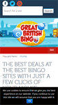 Mobile Screenshot of greatbritishbingo.co.uk